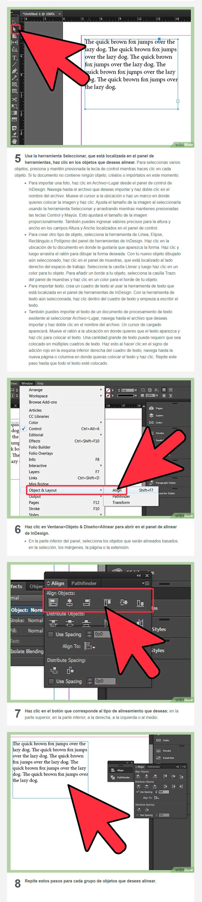 🥇 Cómo alinear texto vertical y horizontalmente en InDesign - Paso a Paso