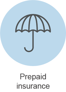 Consejos para el balance general Activos a corto plazo Seguro prepago