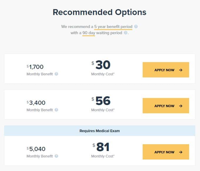 Opciones recomendadas de Breeze