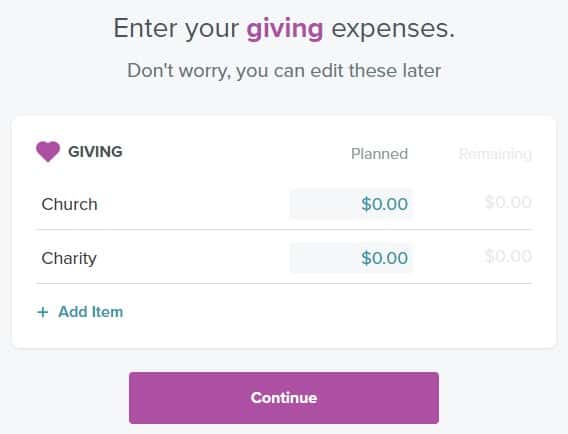 Asignar contribuciones caritativas