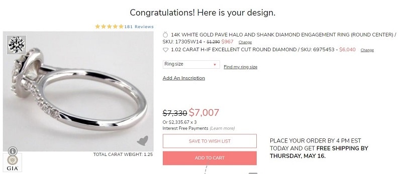 Diseño de anillo final