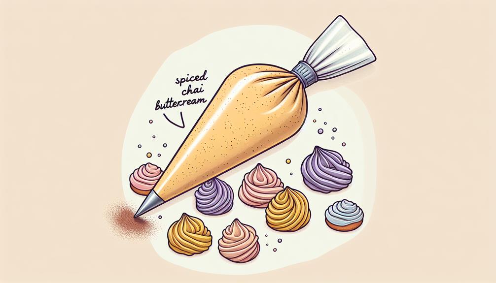 butter filled chai spiced filling