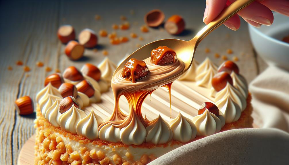 creamy hazelnut praline filling