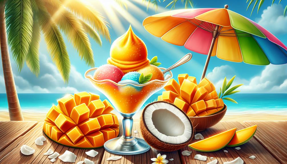 exotic mango sorbet recipe