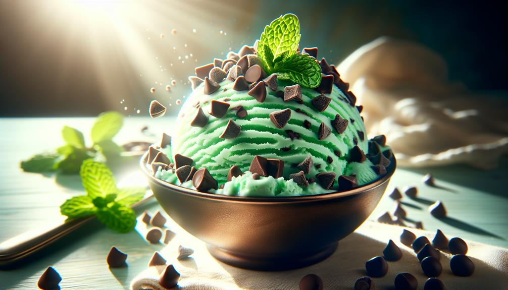 menta chocolate refrescante sabor