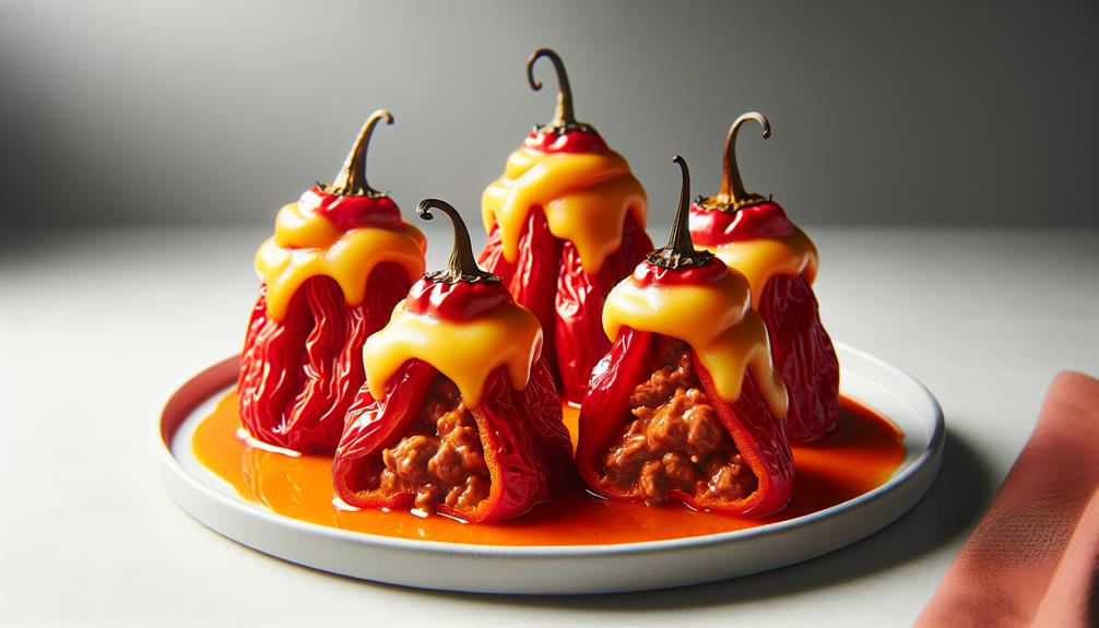 peruvian stuffed pepper dish