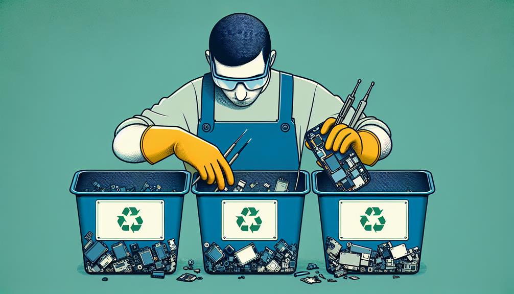 reciclaje en reparaciones telef nicas