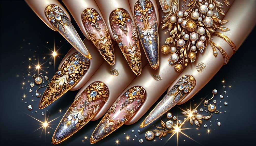 u as decoradas con metal